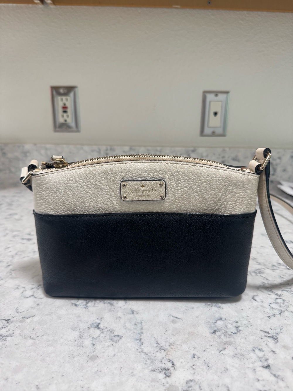 Kate Spade Two-Tone Black and White Crossbody Bag